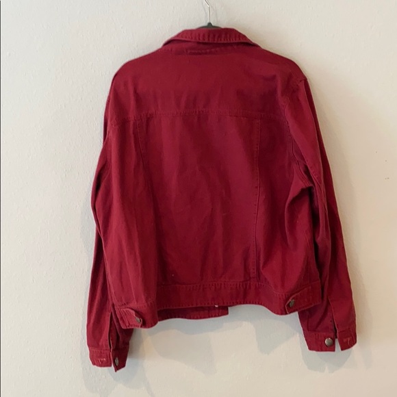 Vintage Red soft jean jacket!! - Picture 5 of 8